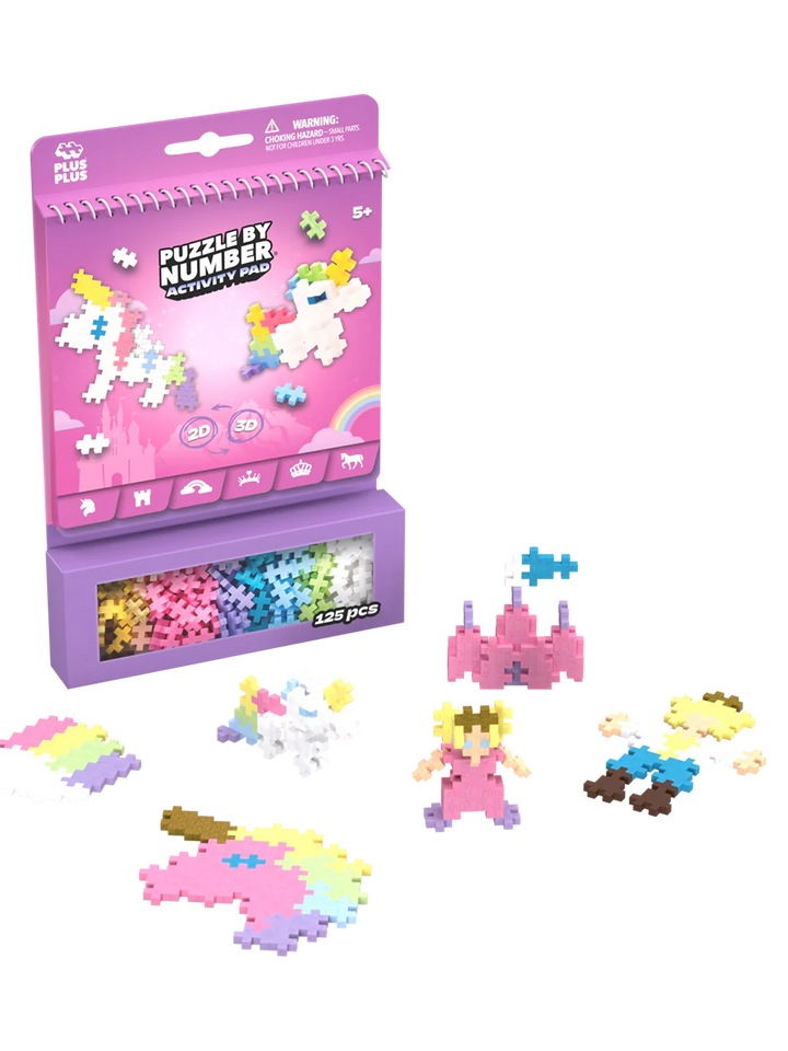 Plus-Plus Puzzle By Number Activity Pad - Fairy Tale