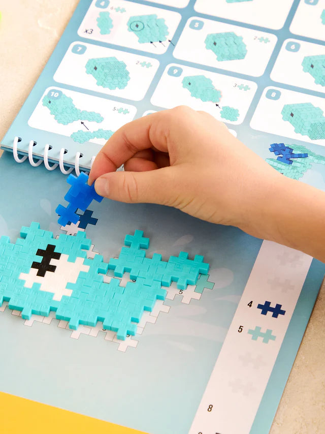 Plus-Plus Puzzle By Number Activity Pad - Ocean