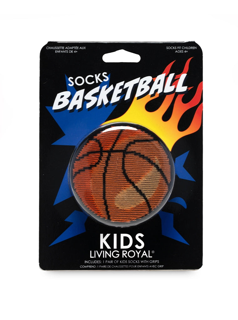 Basketball 3D Kids Crew Socks