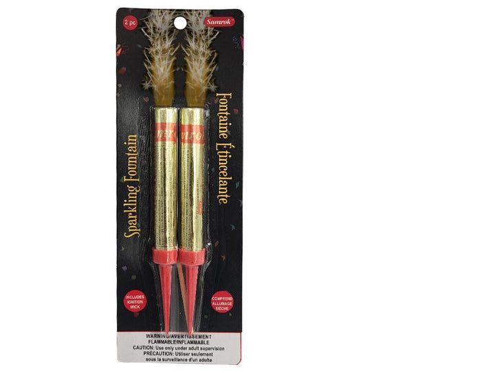Cake Fountain Sparkling Candles - 2 PACK