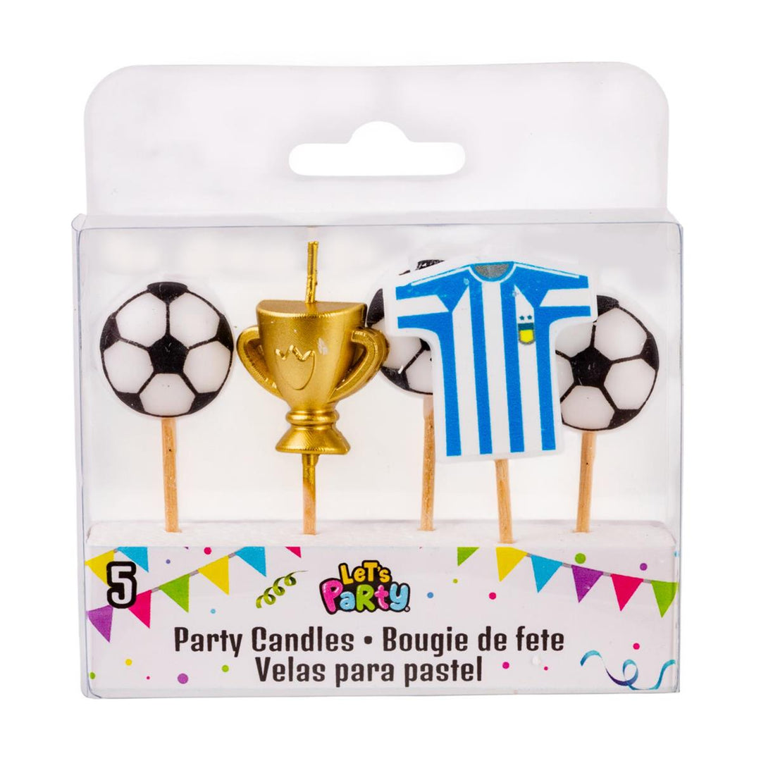 Soccer Happy Birthday Candles