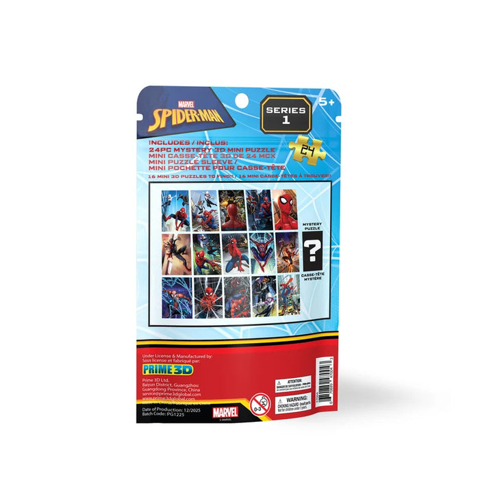Spider-Man 3D Lenticular Mini 24pc Puzzle  Assortment