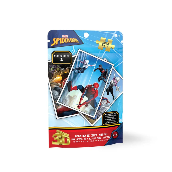 Spider-Man 3D Lenticular Mini 24pc Puzzle  Assortment