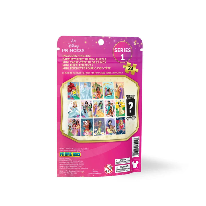 Disney Princess 3D Lenticular Mini 24pc Puzzle  Assortment