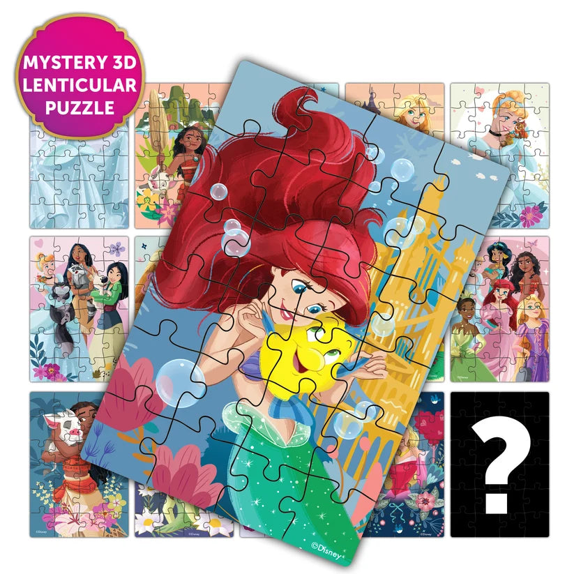 Disney Princess 3D Lenticular Mini 24pc Puzzle  Assortment
