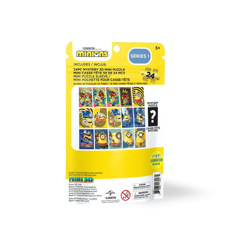 Minions 3D Lenticular Mini 24pc Puzzle  Assortment
