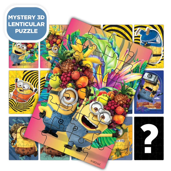 Minions 3D Lenticular Mini 24pc Puzzle  Assortment