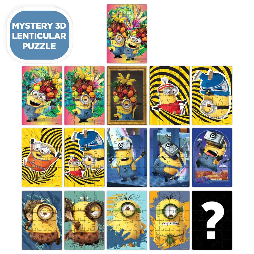 Minions 3D Lenticular Mini 24pc Puzzle  Assortment