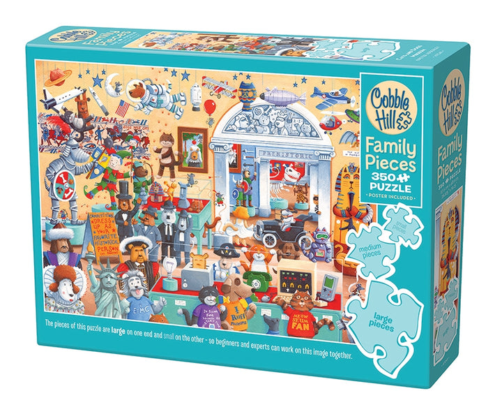 Cobble Hill Cats And Dogs Museum 350pc Family Puzzle