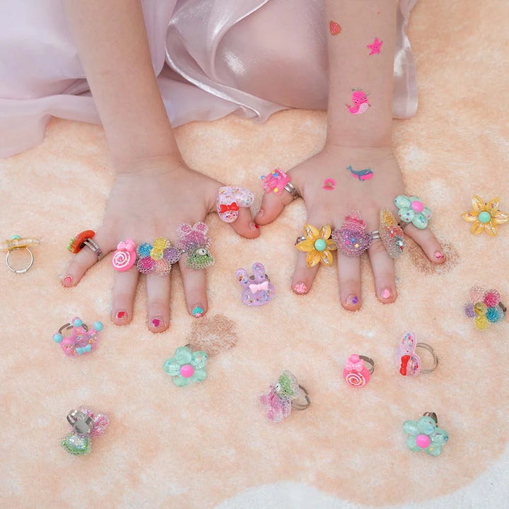 Fancy Me Dreamy Garden Sparkle Rings