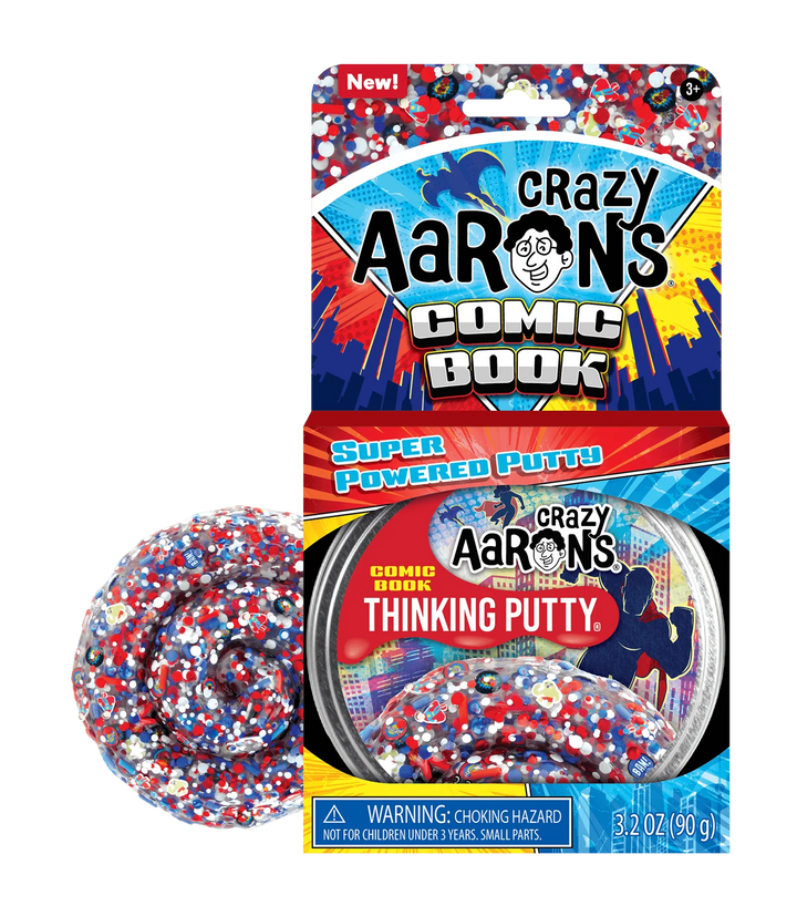 Crazy Aaron's Comic Book Thinking Putty