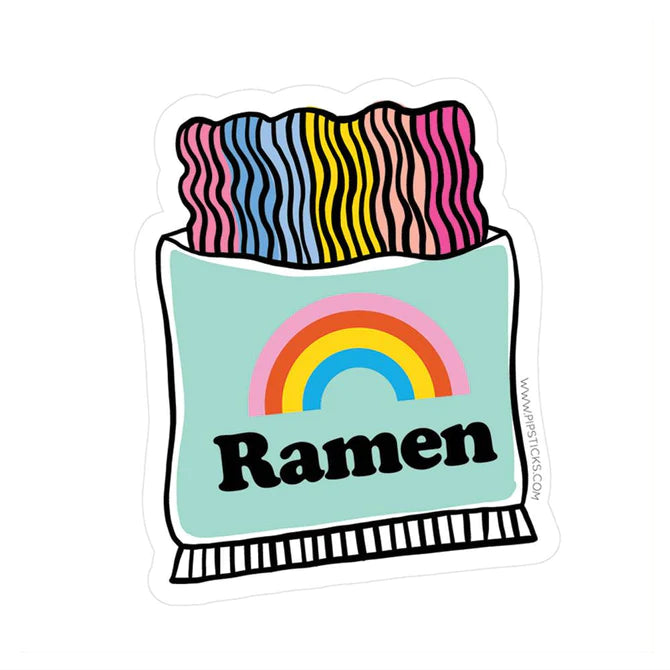 Pipstickers Rainbow Ramen Vinyl Sticker