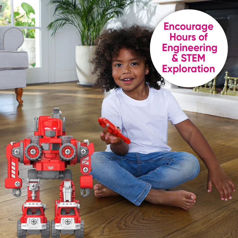 5-in-1 Truck-O-Bot Fire &amp; Rescue