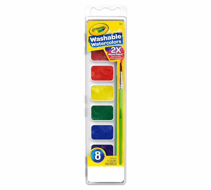 Crayola Washable Watercolour Paints 8 Count