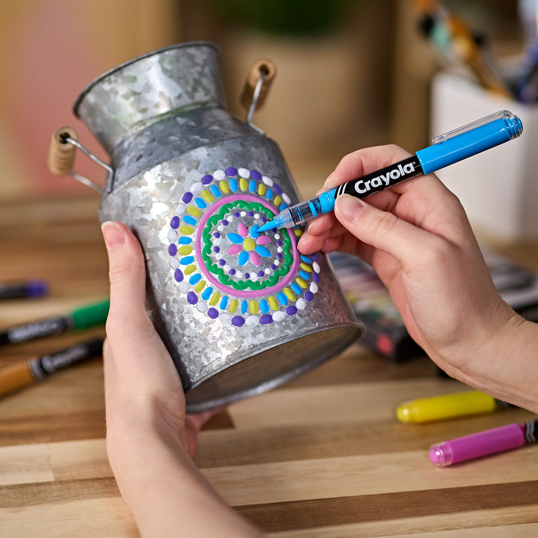 Crayola Acrylic Paint Markers 10 Brush Tips