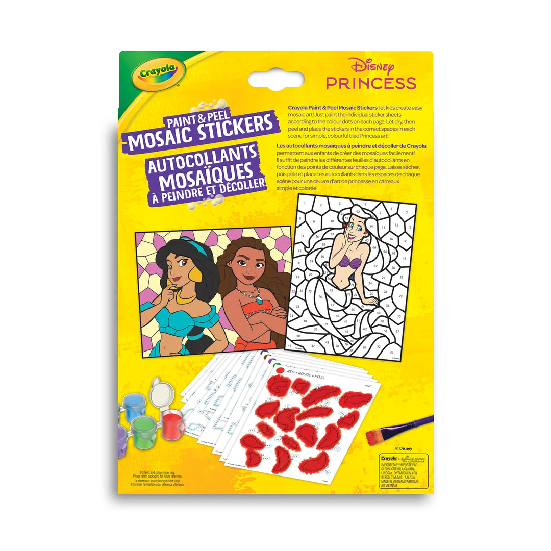Crayola Paint & Peel Mosaic Sticker Kit: Disney Princess