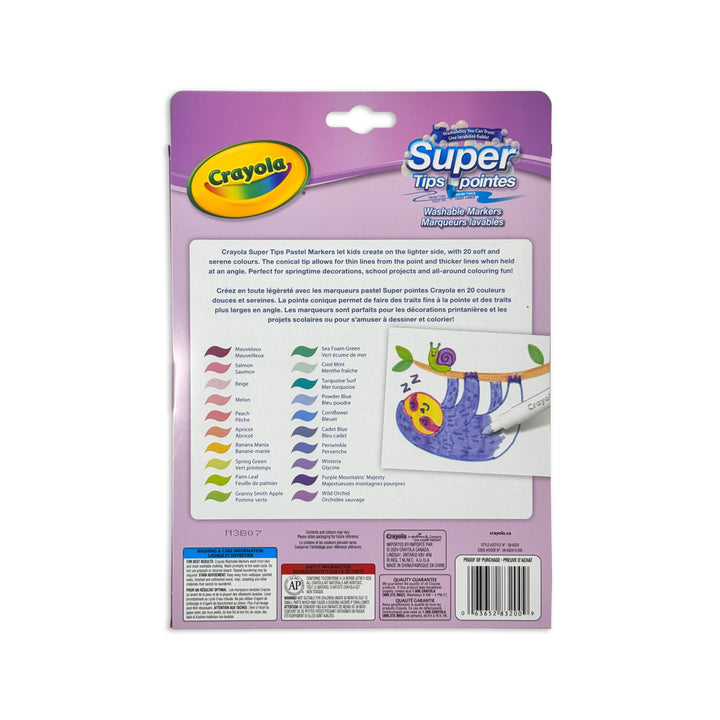 Crayola Super Tips Pastel 20 Pack