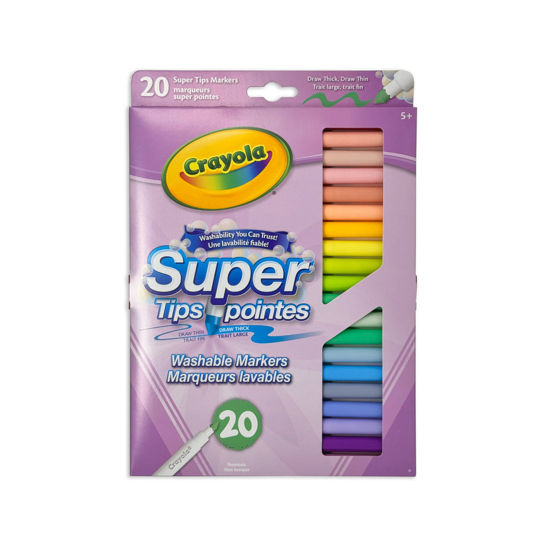 Crayola Super Tips Pastel 20 Pack