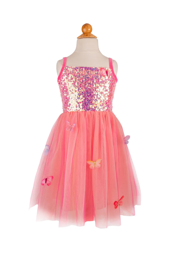 Butterfly Bliss Hot Pink Dress