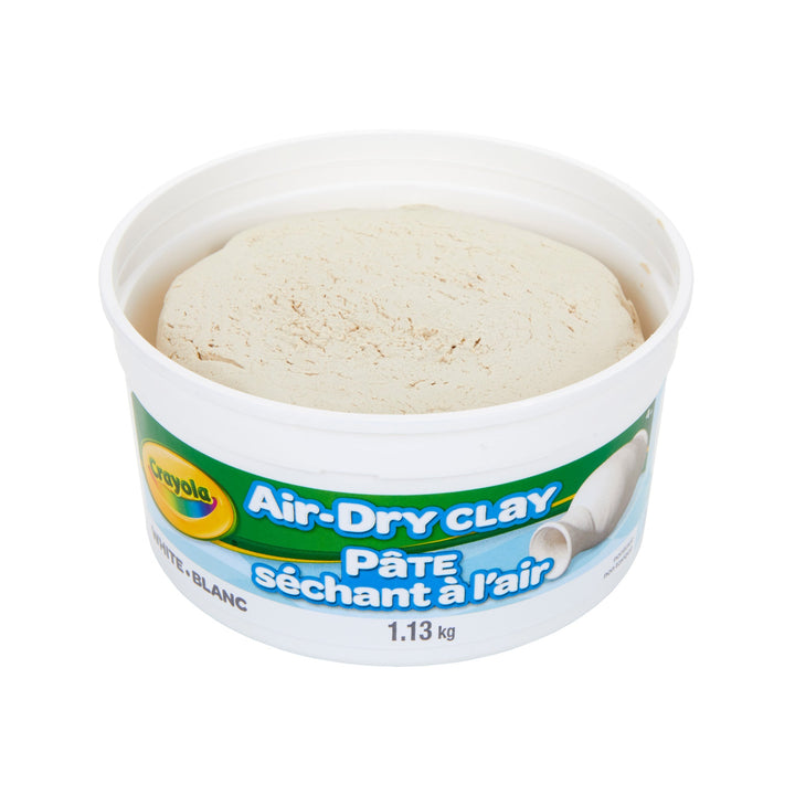 Crayola Air-Dry Clay White 2.5lb Bucket