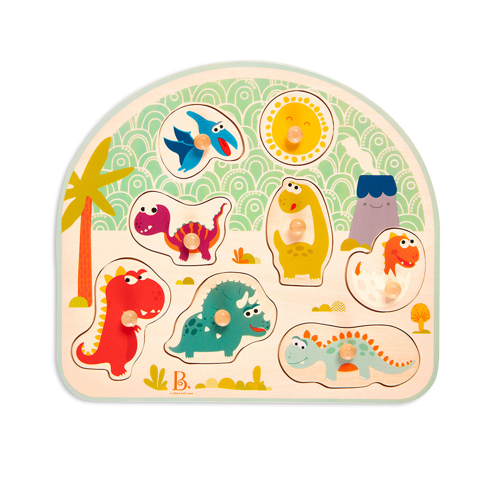 Battat Peg Puzzle Stomping Dinos