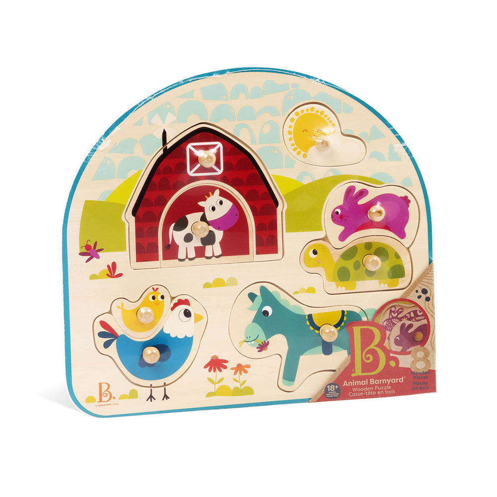 Battat Peg Puzzle Animal Barnyard