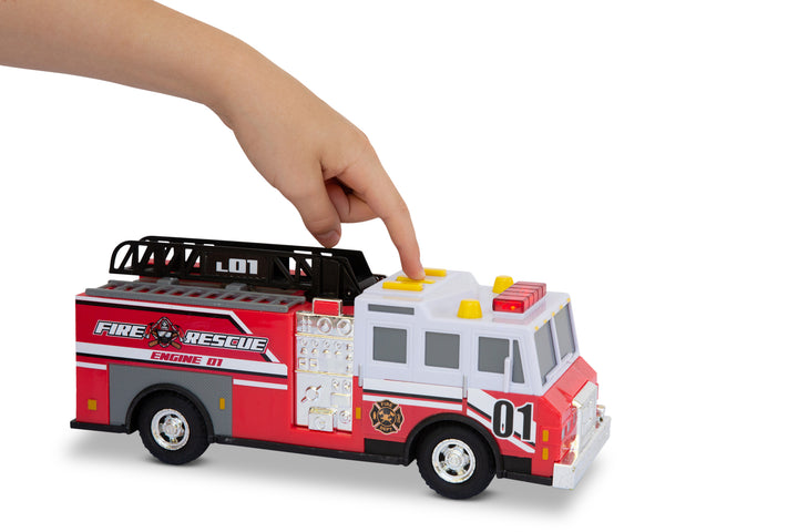 Mighty Fleet Rescue Force Fire Ladder Truck