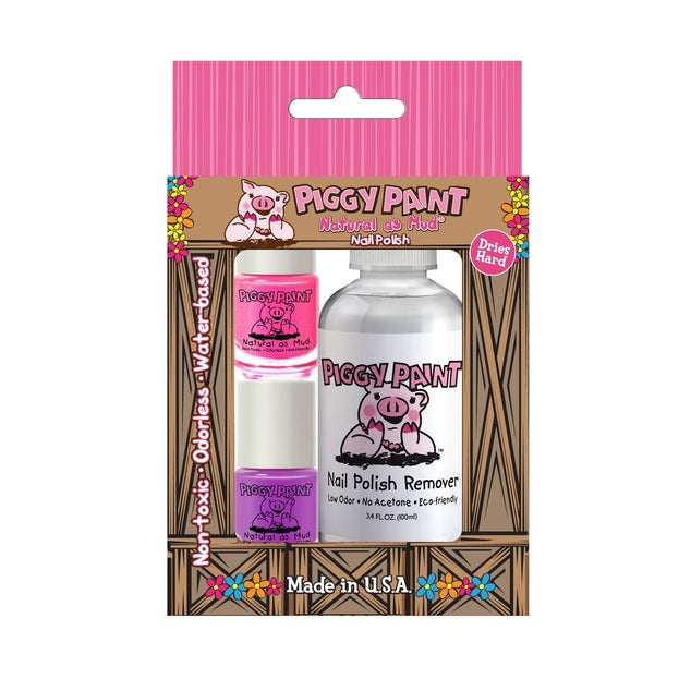 Piggy Paint 2 Polish & Remover Box Set