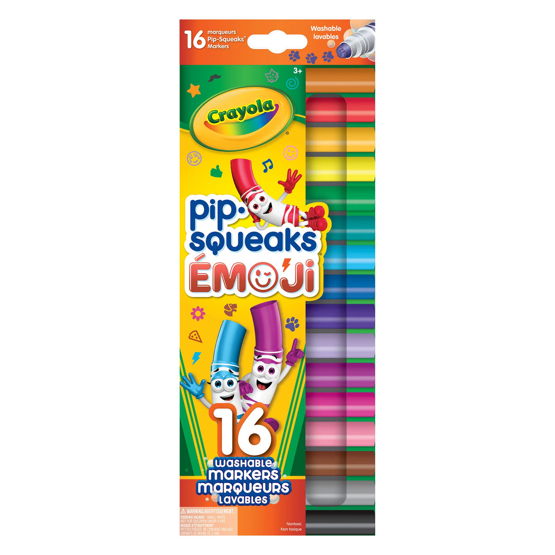 Crayola Pip-Squeaks Emoji Stamper Markers 16pk