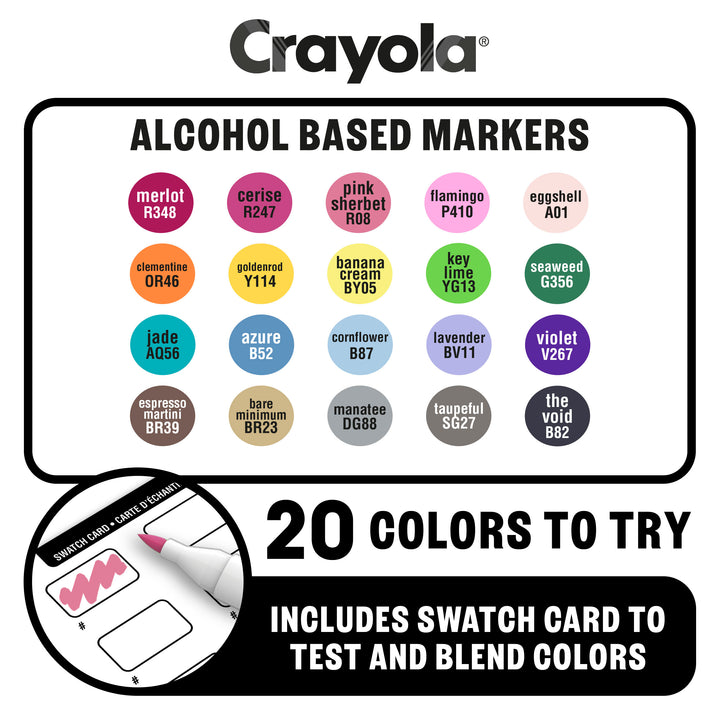 Crayola Alcohol Markers 20 Pack