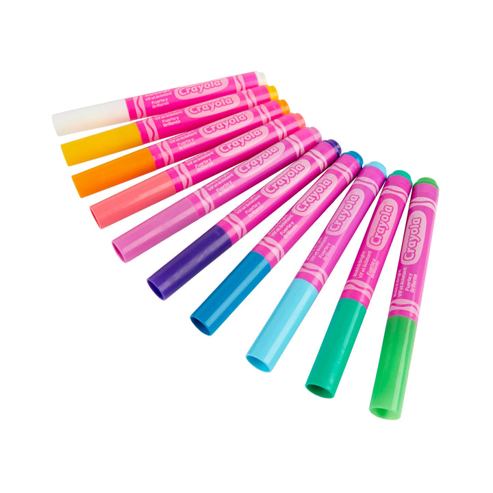Crayola Bold & Bright Washable Broadline Markers 10ct