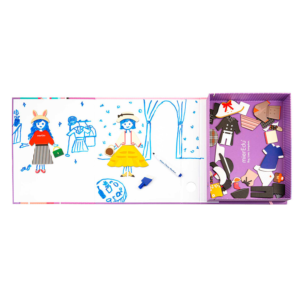 MierEdu - Magnetic Art Case - Dress Up