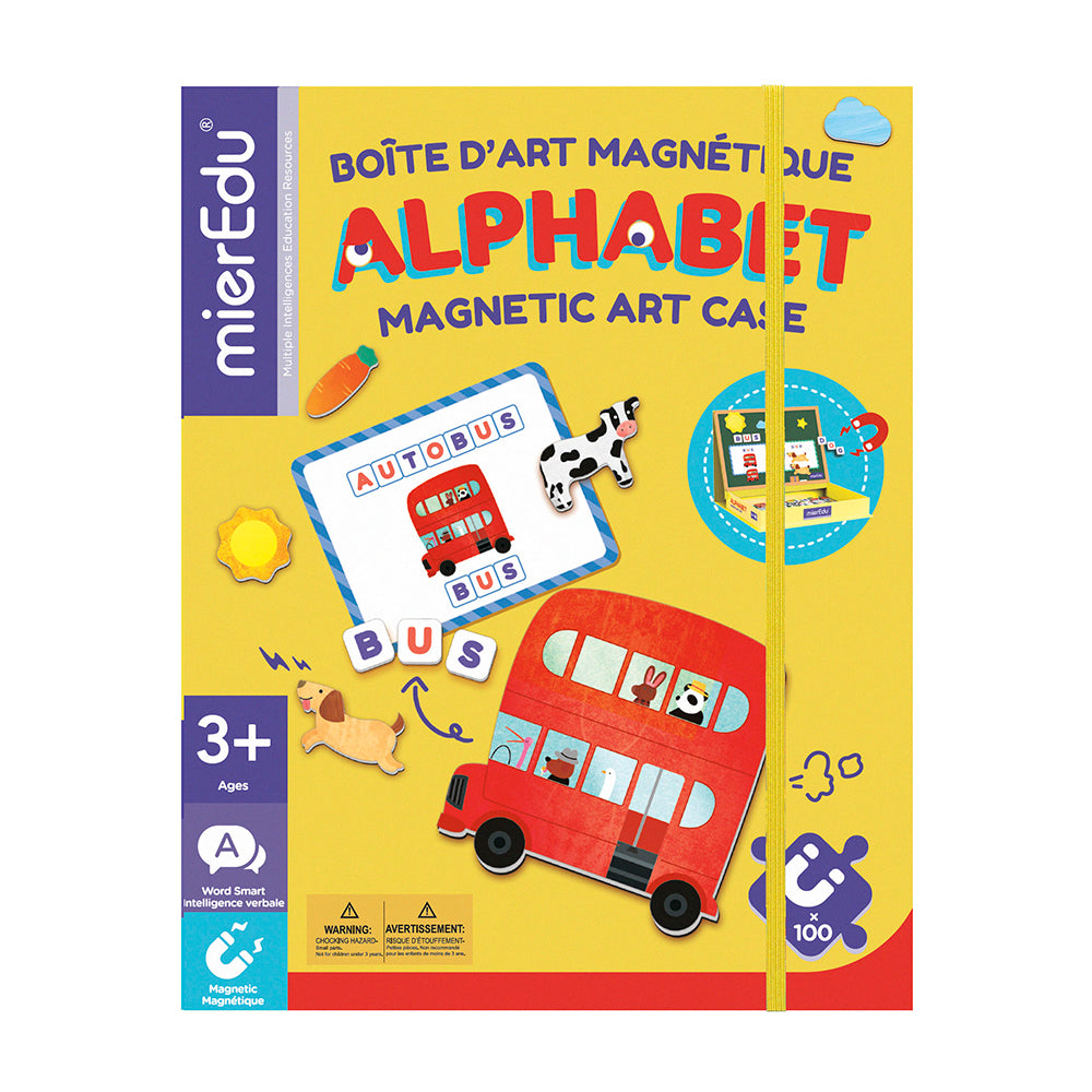 MierEdu - Magnetic Art Case - Alphabet Bilingual