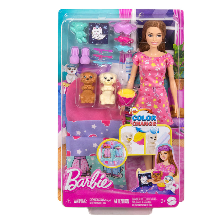 Barbie Puppy Sleepover Set