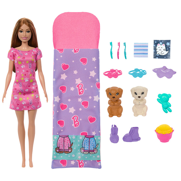 Barbie Puppy Sleepover Set
