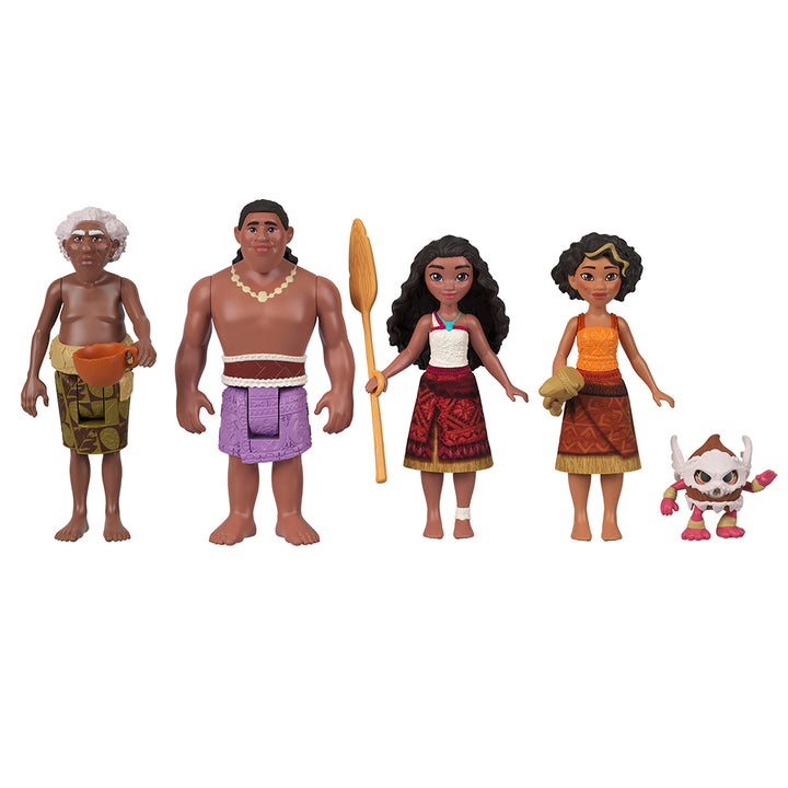 Moana 2 Moana's Canoe Crew Small Doll Playset