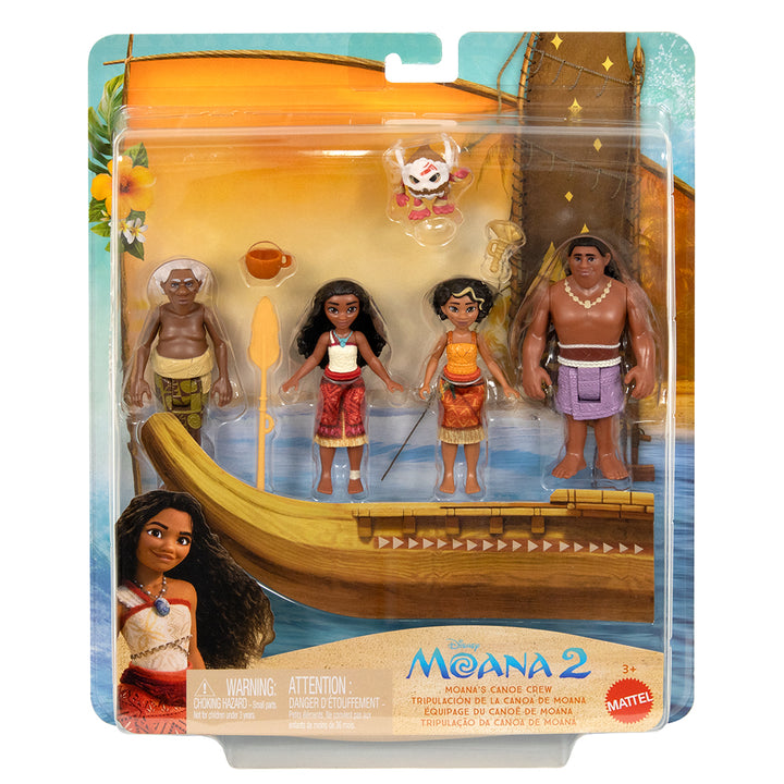 Moana 2 Moana's Canoe Crew Small Doll Playset