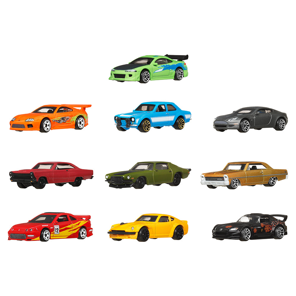 Hot Wheels® Premium - Fast & Furious Vehicle 10 Pack Toytown