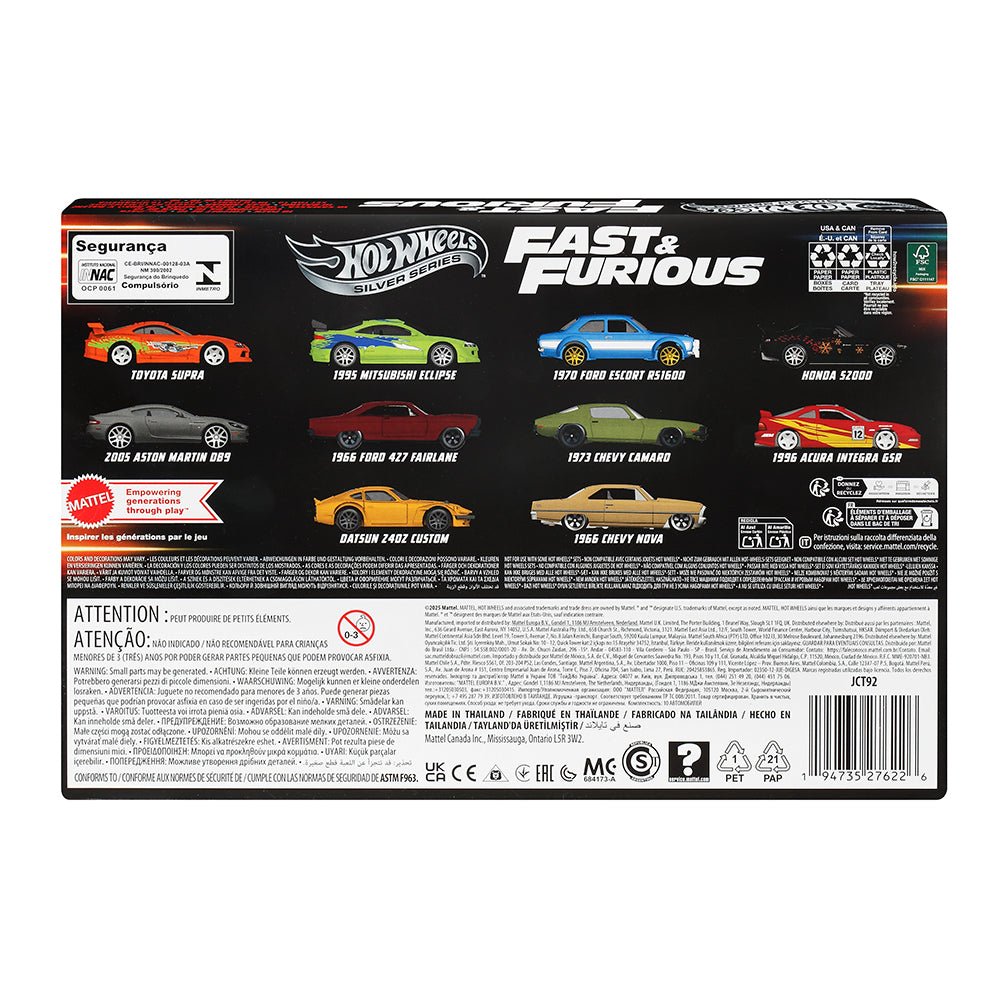 Hot Wheels® Premium - Fast & Furious Vehicle 10 Pack Toytown
