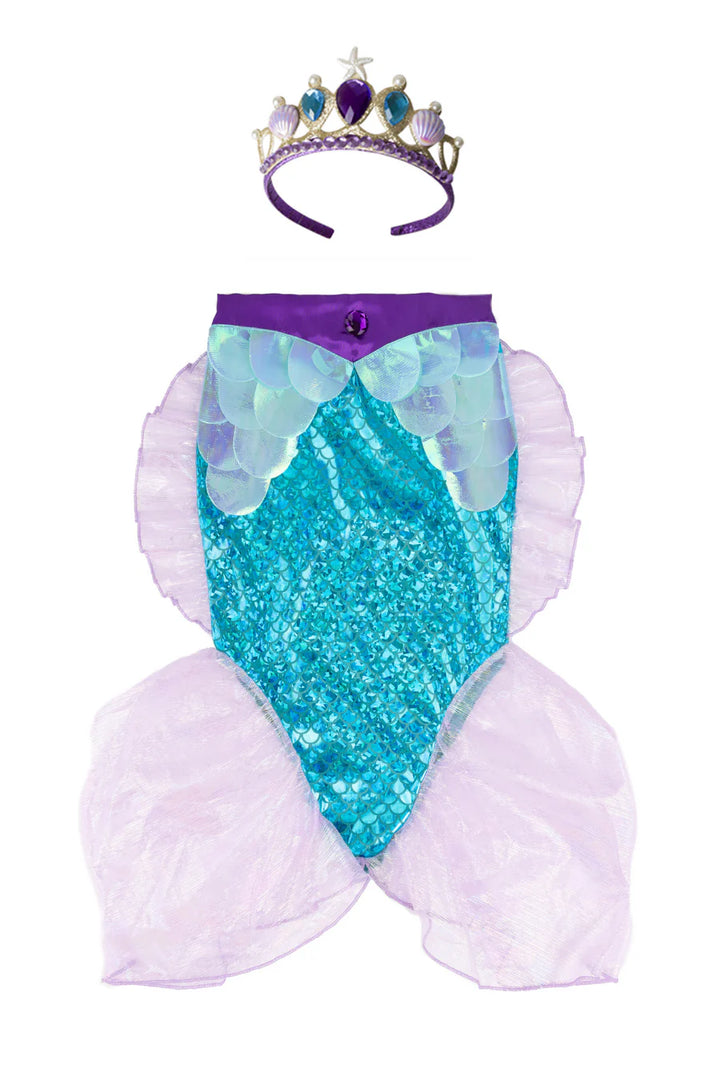 Mermaid Glimmer Skirt With Headband