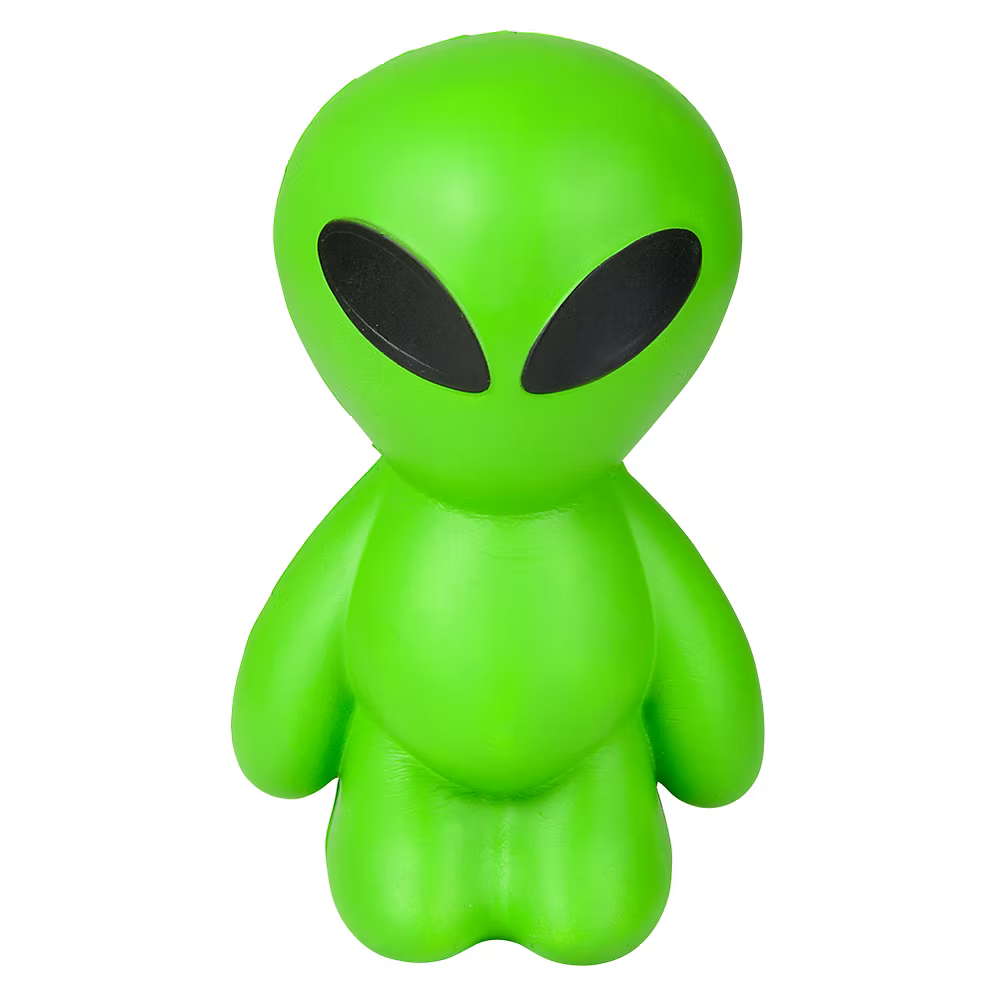 Jumbo Slow Rise Green Alien Squishy