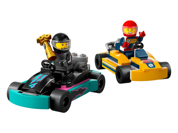 Lego City Go-Karts and Race Drivers