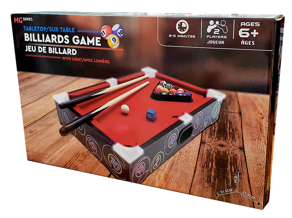 Light up Table Top Billiards Game
