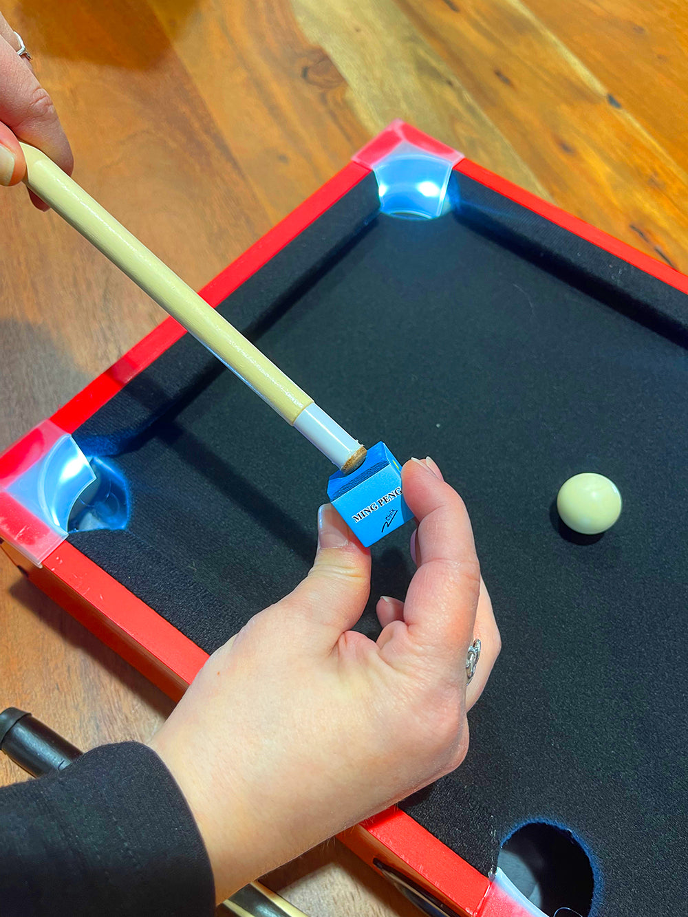 Light up Table Top Billiards Game