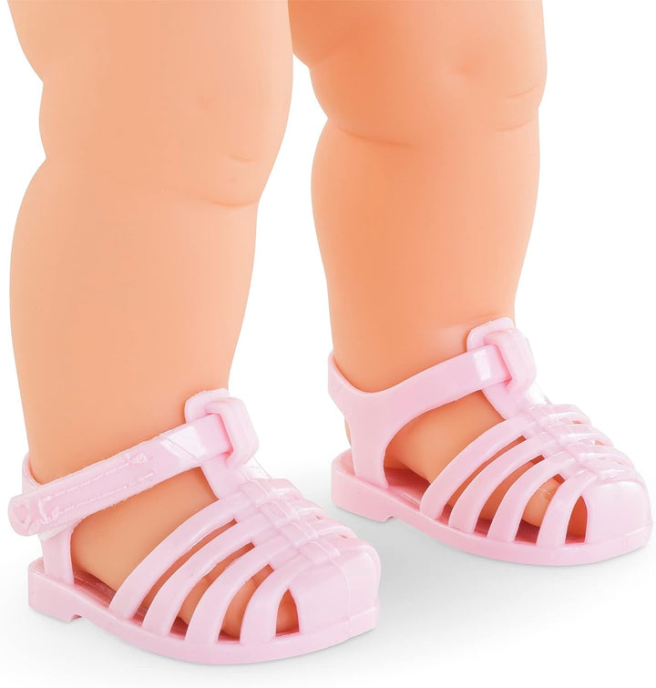 Corolle Pink Sandals for 14" Baby Doll