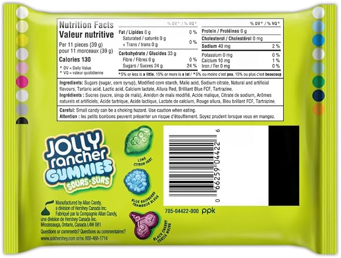 Jolly Rancher Gummies Sours 96g
