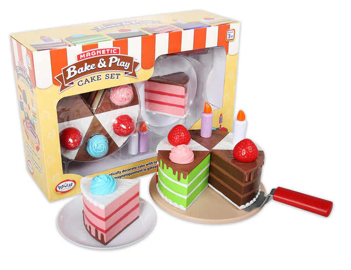 Magnetic Bake & Play Cake Set