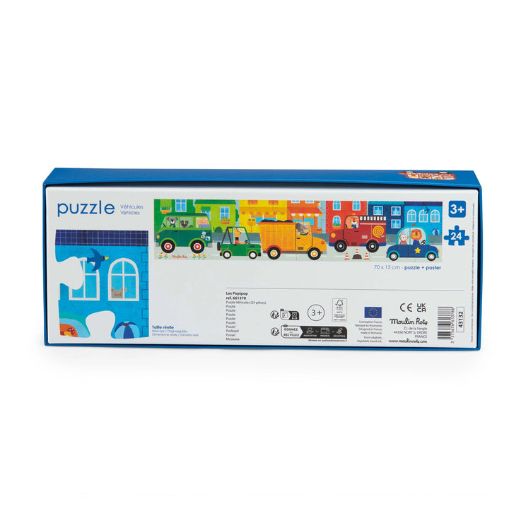 Popipop Vehicle 24pc Puzzle
