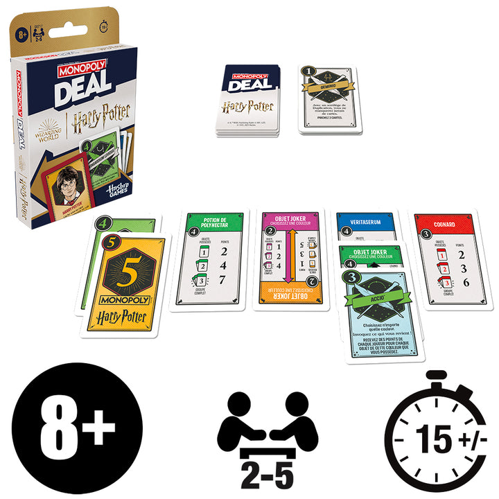 Monopoly Deal Harry Potter Card Game