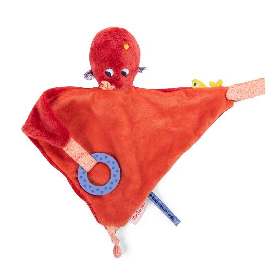 Moulin Roty Aventures De Paulie Octopus Cuddle Toy